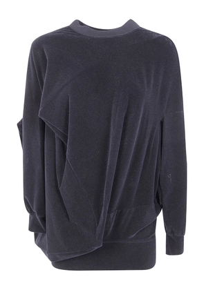 Junya Watanabe draped blouse - Grey