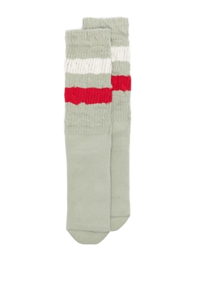 Golden Goose distressed-effect socks - Green