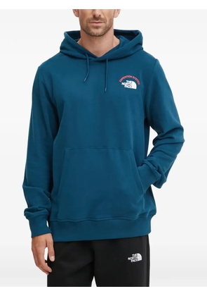 The North Face logo-detail hoodie - Blue