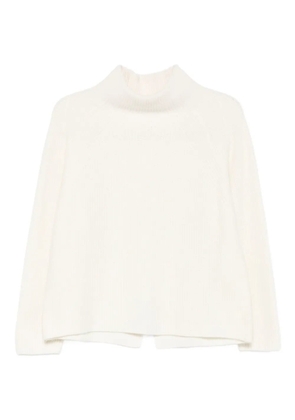 Bruno Manetti high-neck sweater - White
