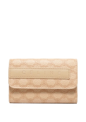 Celine Pre-Owned 1990-2000 embossed key case - Neutrals