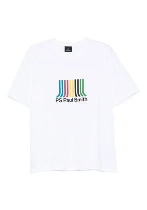 PS Paul Smith stripe-print organic cotton T-shirt - White