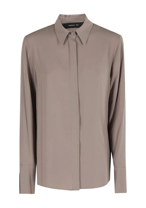 Federica Tosi Carrie long-sleeve shirt - Brown