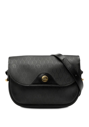Christian Dior Pre-Owned 20th Century Honeycomb Coated Canvas crossbody bag - Black