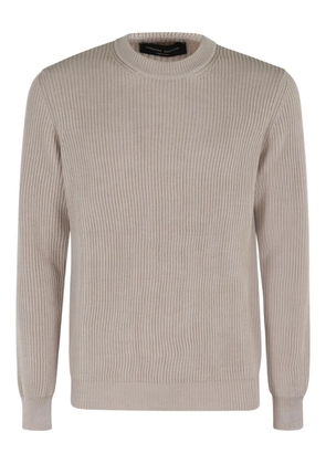 Roberto Collina ribbed crew-neck sweater - Neutrals