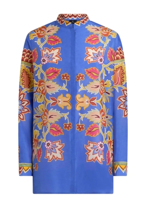 ETRO floral-print shirt - Blue