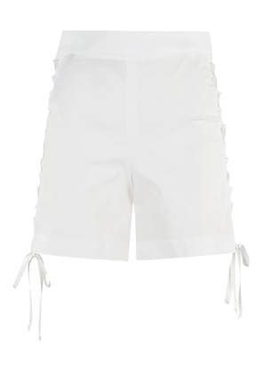 Federica Tosi drawstring detailing shorts - White