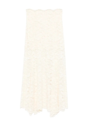 Rabanne lace maxi skirt - Neutrals