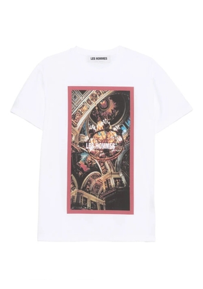 LES HOMMES graphic-print t-shirt - White