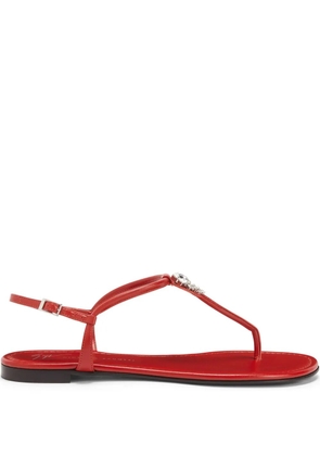 Giuseppe Zanotti Anyelle leather sandals - Red