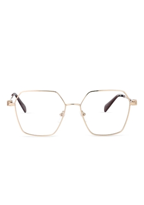 LIU JO geometric-frame glasses - Gold