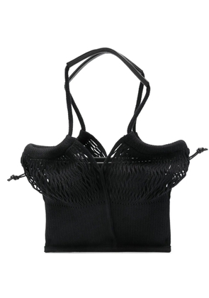 Hereu Maria netted tote bag - Black