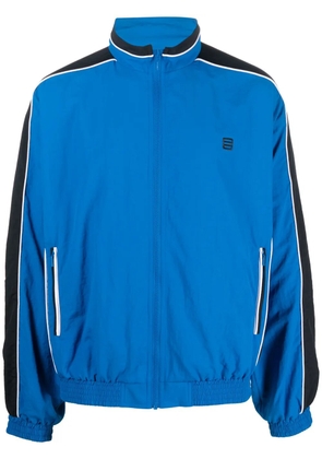 AMBUSH logo-embroidered zip-up jacket - Blue