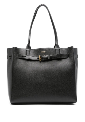 TOM FORD leather tote bag - Black