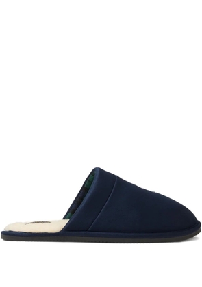 Polo Ralph Lauren Klarence embroidered slippers - Blue