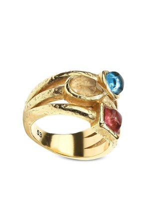 Goossens Mini Cabochons stacking ring - Gold