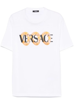 Versace Maxi Chain logo-print T-shirt - White