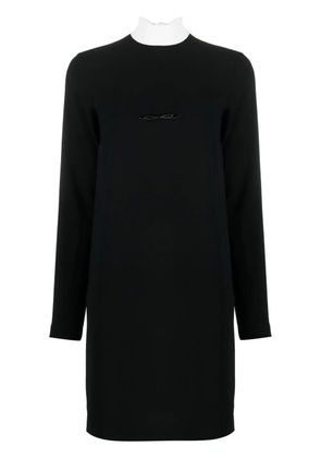 Nº21 scarf-detail two-tone minidress - Black