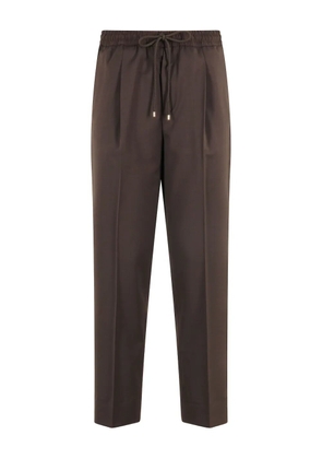 Briglia 1949 drawstring pleated trousers - Brown