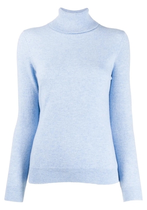 N.Peal polo neck sweater - Blue