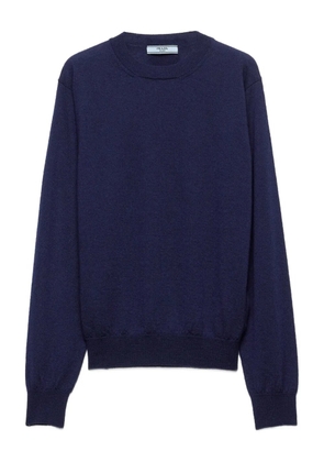 Prada crew-neck cashmere sweater - Blue