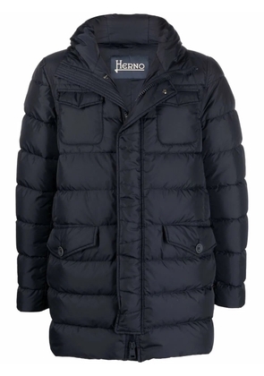 Herno quilted down padded coat - Blue