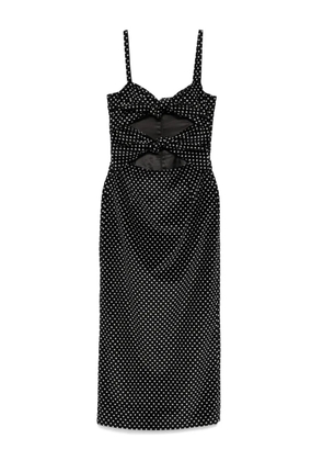 RACIL Mia polka-dot midi dress - Black