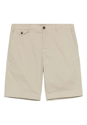 Incotex button-fastening cotton shorts - Neutrals