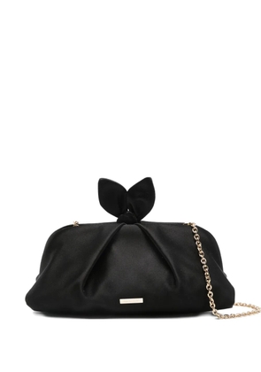 Aquazzura Bow Tie chain clutch bag - Black