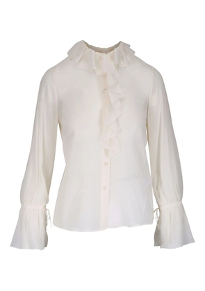 Nili Lotan ruffle-detail blouse - White