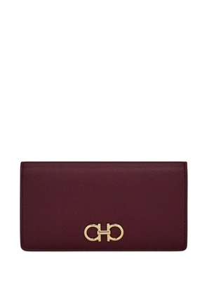 Ferragamo Gancini buckle continental wallet - Purple