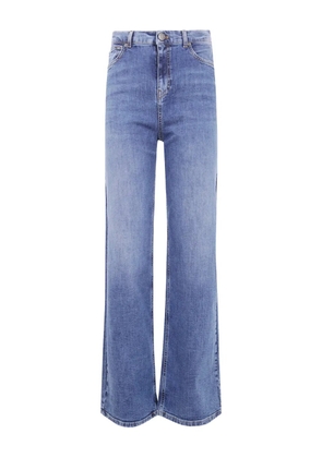 TWINSET light-wash straight-leg jeans - Blue