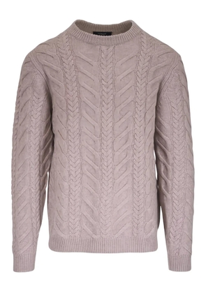 Kinross Cashmere cable-knit sweater - Neutrals