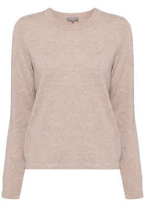 N.Peal fine-ribbed jumper - Neutrals