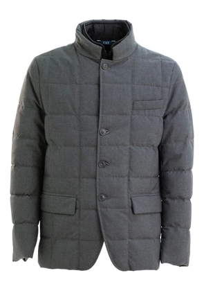 Fay check-pattern jacket - Grey