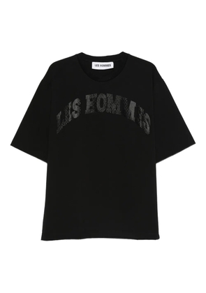 Les Hommes Urban logo-detail crew-neck T-shirt - Black