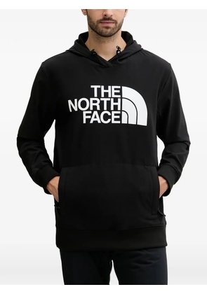 The North Face hooded logo-print hoodie - Black