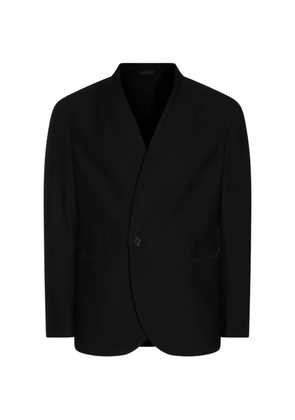 Giorgio Armani single-breasted blazer - Black
