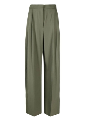 Alexander McQueen high-waisted tailored trousers - Green
