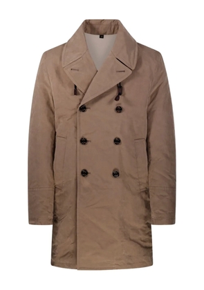 Sealup double-breasted trench coat - Brown