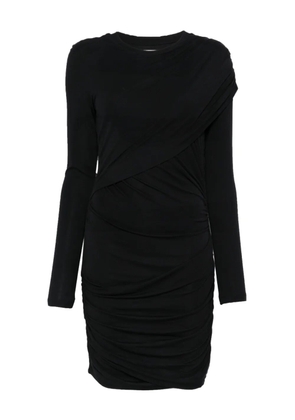 Maison Etoile Denise draped mini dress - Black