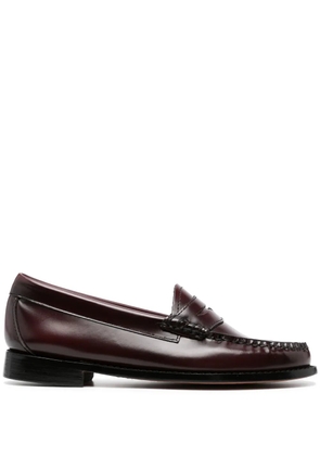 G.H. Bass & Co. Weejuns penny-slot loafers - Red