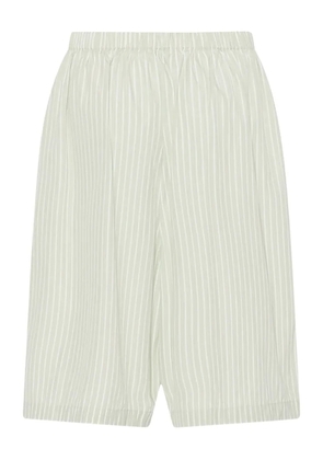 The Row Zinnia pinstriped shorts - Green