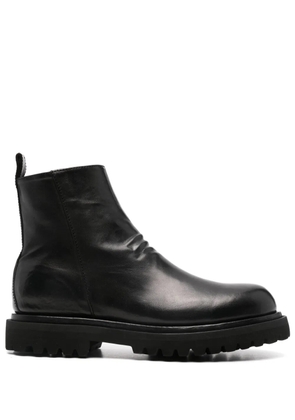 Officine Creative wrinkle-detail boots - Black