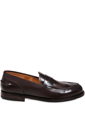 Alberto Fasciani panelled loafers - Brown