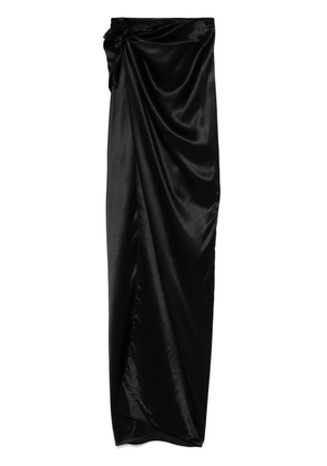 Balenciaga wrap maxi skirt - Black