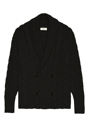 A Paper Kid double-breasted cardigan - Black