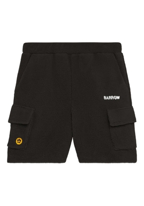 BARROW embroidered-logo shorts - Black