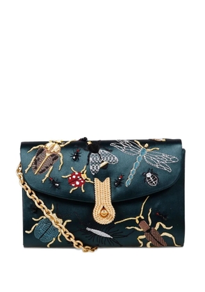 amato daniele Queen embellished cross-body bag - Green