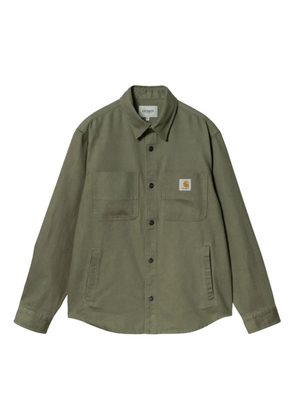 Carhartt WIP Crawford pockets classic-collar shirt jacket - Green